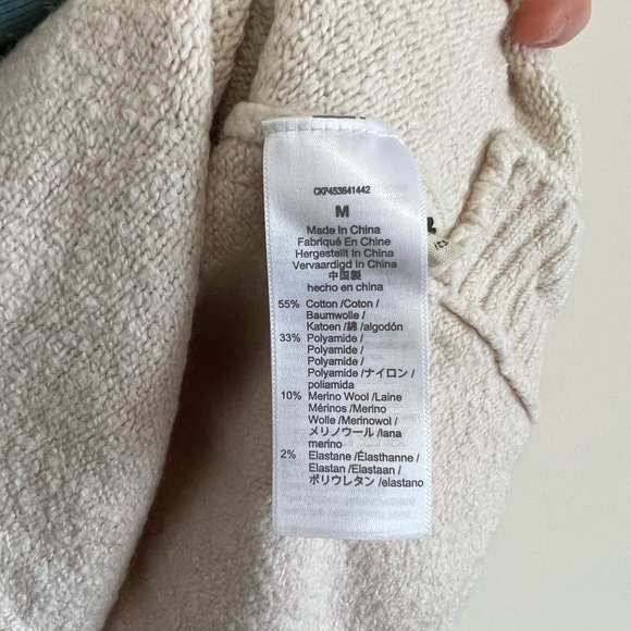 Madewell Birchmont Side-Button Pullover Sweater in Coziest Textured Yarn - Picture 4 of 5